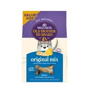 Wellness Old Mother Hubbard Classic Original Mix Dog Biscuits, Natural Training Treats, 4 Flavors, Small Size, 3.8 lb Bag