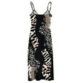 thumbnail image 5 of Animal Print Patterns Design Sleeveless Dress Woman Fashion Long Dresses Women's Summer Suit Dress 2025, 5 of 7