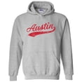 thumbnail image 2 of UGP Campus Apparel Austin Baseball Script - Hometown Pride, Pitcher Hoodie - Medium - Sport Grey, 2 of 6