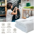 thumbnail image 7 of Queen Mattress Topper, Cooling Mattress Pad, 400Tc Extra Thick Mattress Cover, Fluffy Pillow Top with Snow Down Alternative Mattress Protector, 8-21" Deep Pocket, Bed Comfort, 7 of 7