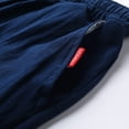 thumbnail image 7 of Pxiakgy mens shorts Men Summer Solid Color Short Patchwork Sports Short Tether Pocket Short Cotton And Linen Fashion Short Men Casual Shorts Navy Blue + 5XL, 7 of 7