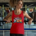 thumbnail image 4 of Dazzling Girl Women's Tank Top Blessed and Lucky Cowgirl Cute South Vintage Retro American Heritage Tradition, 4 of 7