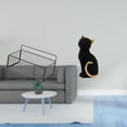 thumbnail image 2 of Escultura De Figura De Gato De Resina Para Sala De Estar, Dormitorio, Entrada, Estantería, Adorno De Escritorio, Animal Coleccionable Decorativo, 2 of 8