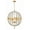 Antique Gold, variant on Crystorama Roxy 6 Light Antique Gold Chandelier - 22'' W x 29.75'' H