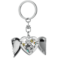 thumbnail image 1 of Modern Art Camellia Flowers s Drawing Heart Angel Wing Key Chain Holder, 1 of 3