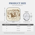 thumbnail image 3 of Kll Western Desert Cowboys1 Windshield Sun Shade 2-Piece Foldable Car Front Window Sunshade For Most Sedans Suv Truck- Large, 3 of 7