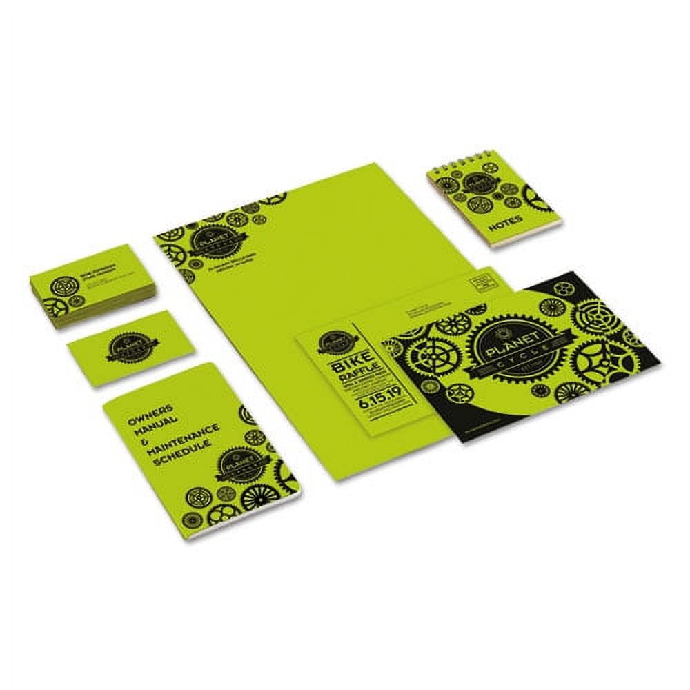 Color Cardstock, 65 Lb, 8.5 X 11, Terra Green, 250/pack | Bundle of 5 Packs