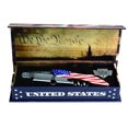 thumbnail image 3 of Wine Bottle Supplies (WBS) Signature USA Premimum Corkscrew Wine Opener, Solid stainless steel waiter's corkscrew with double-hinged design and built-in foil cutter and bottle opener., 3 of 7