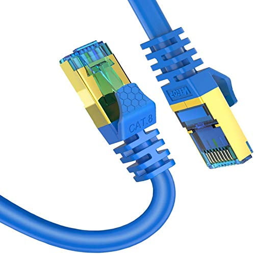 10ft CAT8 Ethernet Cable 40Gbps 2000Mhz High Speed Gigabit SSTP LAN Network RJ45 