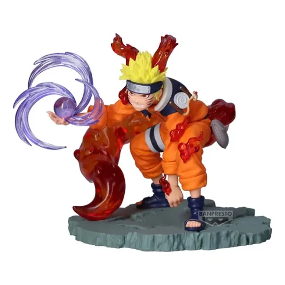 Banpresto Naruto Uzumaki Naruto II Memorable Saga Figura de Colección Bandai Estatuilla en Escala de 5” Original