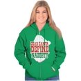 thumbnail image 3 of Funny Xmas Dear Santa Define Naughty Zip Up Hoodie Men's Women's Brisco Brands 2X, 3 of 6