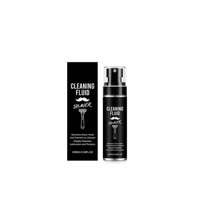 MKHSQHDG Today's Deals Shaver Cleaning Spray 100Ml Beard Trimmer Spray for Easy Cleaning and Lubrication