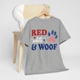 thumbnail image 5 of Red White & Woof Shirt, 4th of July T Shirt, Gift For American ID-0412-O1HO, 5 of 13