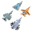 thumbnail image 1 of Jet Model, Fighter Airplane Model Alloy Fun Friction Powered Interactive 4pcs  for Nursery School for Home, 1 of 7