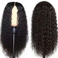 thumbnail image 2 of Deep Wave Dentelle Perruques Frontales, 14 Pouces Courte Ondulée Perruques Perruques de Cheveux Design Exquis, 2 of 8