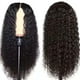 thumbnail image 1 of Pelucas onduladas con encaje frontal profundo, pelucas de cabello brasileño para mujeres negras, color negro natural, densidad del 150 %, 24 pulgadas, 1 of 8