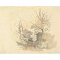 thumbnail image 3 of Robert Hills 18x15 Black Modern Framed Museum Art Print Titled - A Lane, Great Borside (ca. 1833), 3 of 5