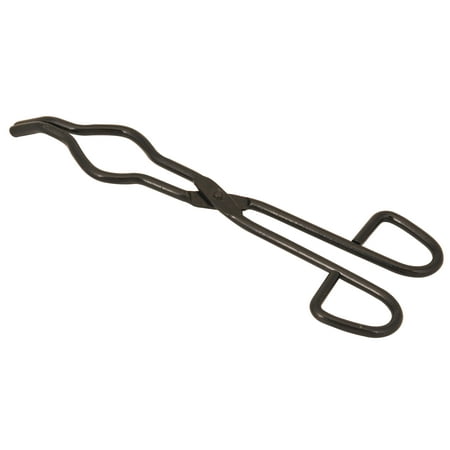 

Crucible Tongs with Bow - 3.5 Capacity - Blackened Stainless Steel - Flat Ends - 7.9 in Length - Eisco Labs