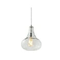 thumbnail image 3 of JONATHAN Y Ferano 9" Adjustable Metal/Glass LED Pendant, Chrome, 3 of 8