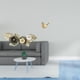 thumbnail image 2 of Arte De Pared De Metal Nórdico Con Pájaros Dorados, Escultura Decorativa, Flores Y Hojas, Obra De Arte Colgante Para Comedor, Oficina, Sala De Estar, Decoración Del Hogar, Regalo, 2 of 8