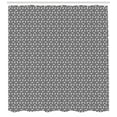 thumbnail image 3 of Ambesonne Black and White Shower Curtain, Cubical Forms, 69"Wx84"L, White Black, 3 of 3