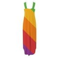 thumbnail image 4 of Robe T-Shirt pour Femmes, Design d'Été, Robe Décontractée, Sans Manches, Col en V, Longue Robe d'Allaitement en Solde, 4 of 5