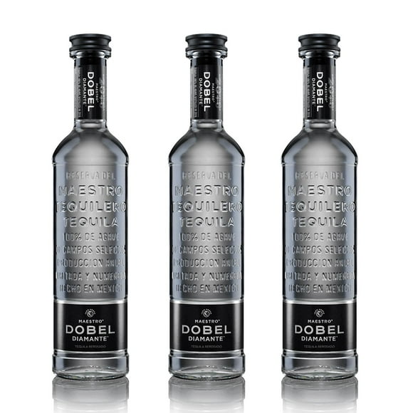Pack de 3 Tequila Maestro Dobel Diamante S/Estuche 700 ml