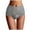 Silver, variant on Women's Floral Lace Underwear Mesh Scallop Trim Panty Ladies Stretch Underpants High Waisted Body Shaping Underwear Briefs
