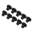 thumbnail image 1 of Uxcell High Temp Silicone Plug T Shaped Solid Silicon Stopper Black 15x12.5x9mm 30 Pcs, 1 of 7