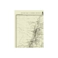 thumbnail image 3 of Historic Mine Map - Nevada Washoe District Comstock Lode - USGS 1879 - 23 x 29 - Vintage Wall Art, 3 of 5