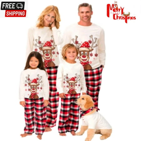 

Sunisery Christmas Pajamas For Family - Family Christmas PJs Matching Sets
