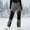 Gray Size:150, variant on Snow Pants - Girls Insulated Ski Pants , Winter Warm Waterproof Snowboard Pants, Outdoor Hiking Snow Pants for Cold Weather, Black Size:120