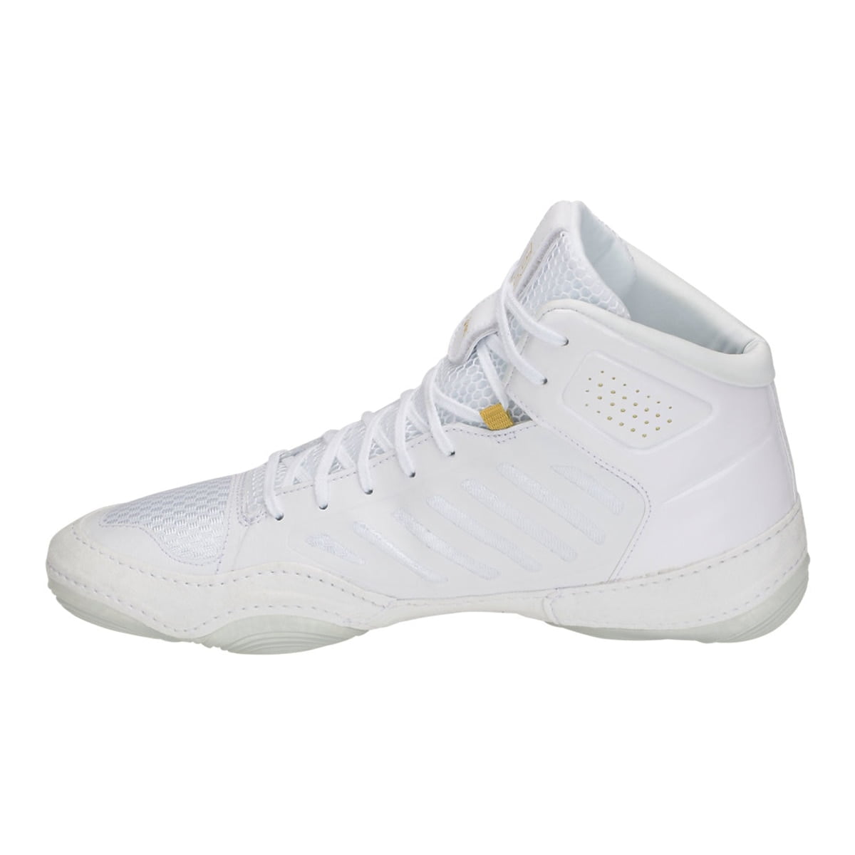 wrestling shoes white and gold