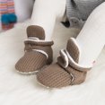 thumbnail image 4 of Bonario Baby Girls Boys Cotton Boots Newborn Winter Cozy Fleece Booties Infant Socks Shoes for 3-18 Months, 4 of 8