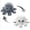 Gray + Off-White 1-piece that can change colors, variant on Reversible Octopus Plushie 15.75 -Inch Crying Eyes Two-Sided Flip Plush Toy with Embroidered Details Cute Mini Collectible Plush for Kids, Teens, and Adults