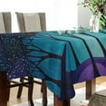 thumbnail image 4 of Yayeee Tablecloths for Rectangular Tables 54 x 72 inch Party Table Cover, Purple Moonlight Forest, 4 of 6