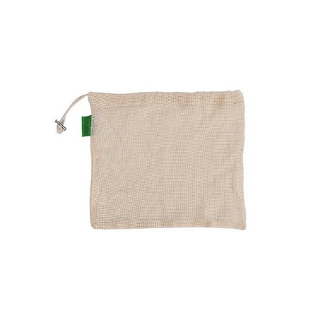 Jeobest Reusable Mesh Bag for Fruit and Vegetables - Reusable Produce Bag - Cotton Reusable Mesh Produce Bag Washable Durable Bag for Storage Grocery Shopping (Medium:13 x 11 inch)
