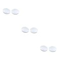 thumbnail image 3 of Decodeary 1Pcs/2pcs Blind Spot Mirror Wide Angle Side Car Frameless Adjustable 360 Degree Round Glass silvery 2pcs 3Set, 3 of 6