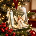 thumbnail image 4 of Christmas Cash Gift Tree Ornament, Christmas Angel Artwork Money Holder for Rolled Bills, Holiday Hanging Decoration and Stocking Stuffer Gift, Clear Acrylic, 4 of 6