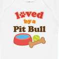thumbnail image 4 of Inktastic Pit Bull Loved by a (dog Breed) Boys or Girls Baby Bodysuit, 4 of 5