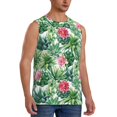 thumbnail image 2 of Daiia Succulents 1 Printed Men's Tank Tops,Casual Soft Sleeveless Gym Muscle Shirts Bodybuilding Tee-Large, 2 of 8