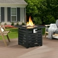 thumbnail image 3 of Kadyn 32" Outside Fire Pits with 50,000 BTU Auto-Ignition Propane Gas Firepit, Smokeless Fire Pit with Waterproof Cover for Outdoor Space, Black, 3 of 7