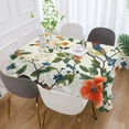 thumbnail image 2 of Yayeee Tablecloths for Rectangular Tables 54 x 54 inch Party Table Cover, Green Floral Pattern, 2 of 6