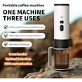 thumbnail image 2 of 3 in 1 Portable Espresso Coffee Maker, 15Bar High Pressure Wireless Heating Travel Coffee Machine for Coffee Powder and Coffee Capsules, 2 of 8