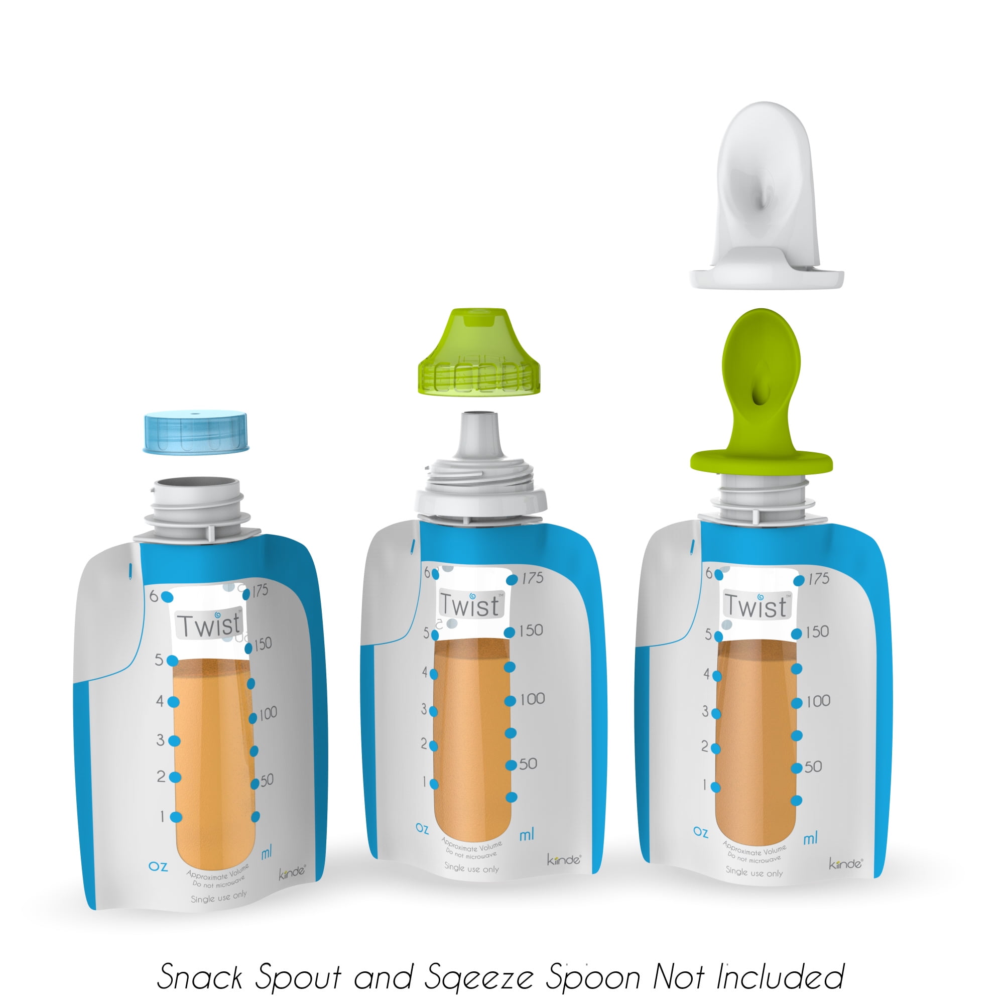 Kiinde Foodii Squeeze Snack Filling & Feeding System Starter Kit, 14-Piece  Set - Baby Bottles, Facebook Marketplace