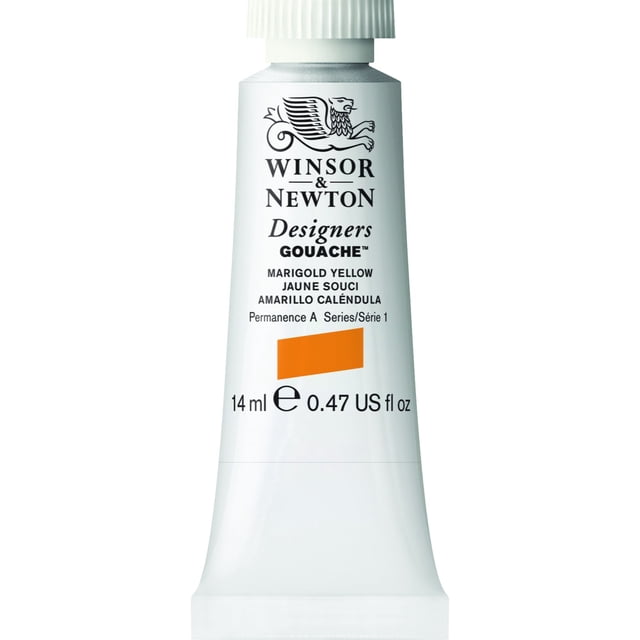 Pintura Gouache Winsor & Newton Designer 14ml Amarillo Caléndula