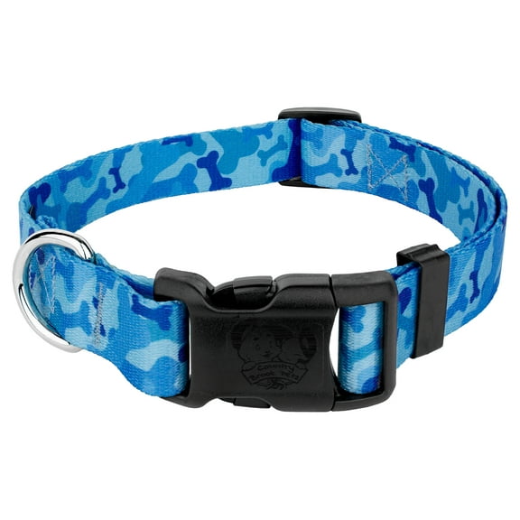 Blue Bone Camo Deluxe Dog Collar - Made in The U.S.A.