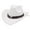 White, variant on PMVFHDE Western Cowboy Hat Style Jazz Bowler Hat Cow Head Decoration Ethnic Style Hat For Fashion Wear Grey