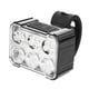 thumbnail image 3 of Luz LED para bicicleta, luz trasera para bicicleta, resistente al agua, luz delantera de la bicicleta, luz superbrillante de liberación rápida, faro 6 cuentas de lámpara, 3 of 8