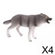 thumbnail image 1 of Figuras de en Miniatura Baoblaze coleccionables Regalo de cumpleaños gris, 1 of 8